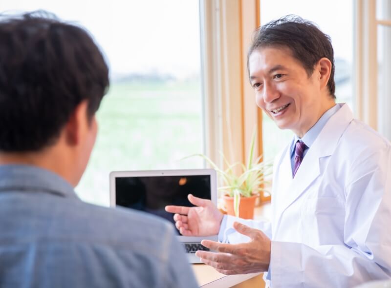 患者への丁寧なカウンセリング