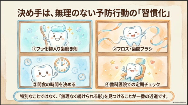 無理のない予防行動の習慣化
