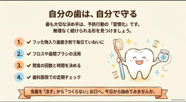 自分の歯は自分で守る